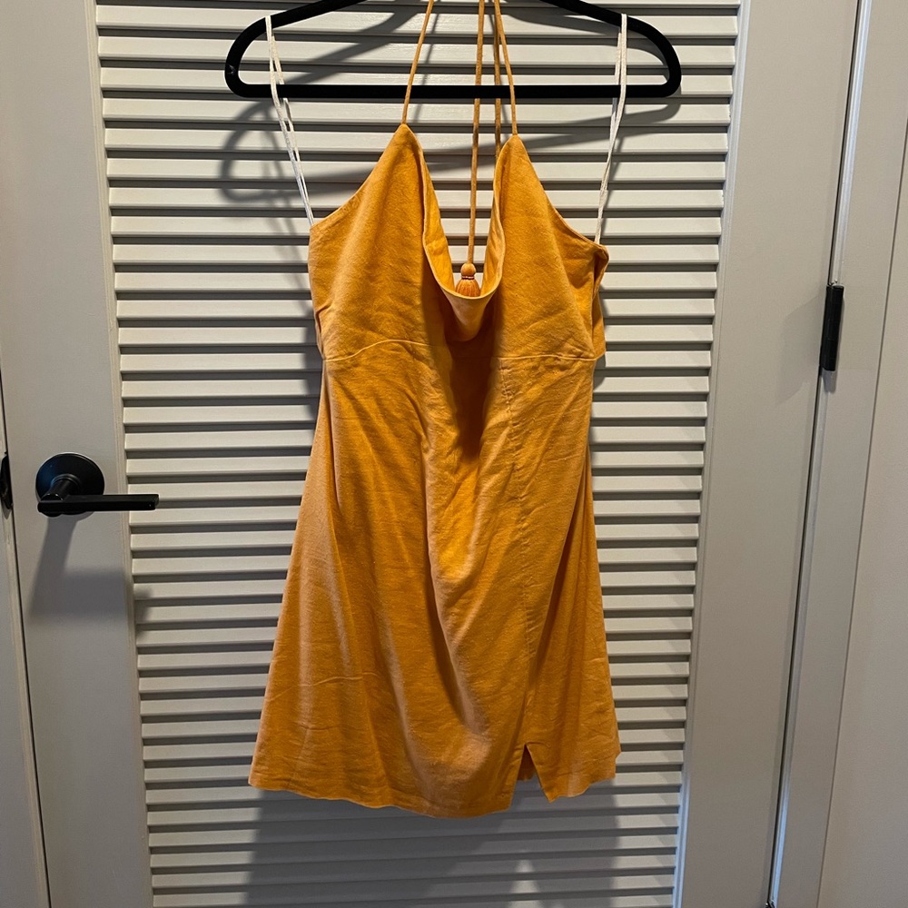 Linen free people sun dress